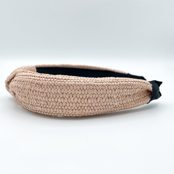 Set of 2 Straw Knot Headbands - Picture 6 of 7